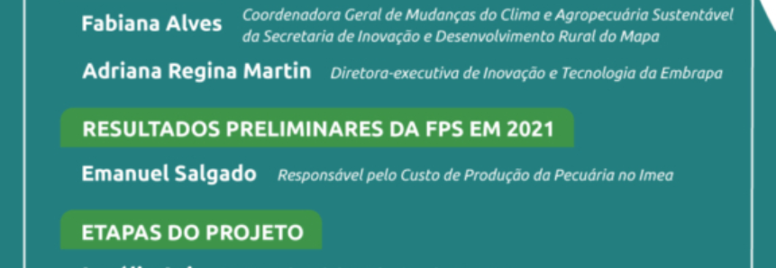 Resultados do projeto Fazenda Pantaneira Sustentável serão apresentados em encontro on-line
