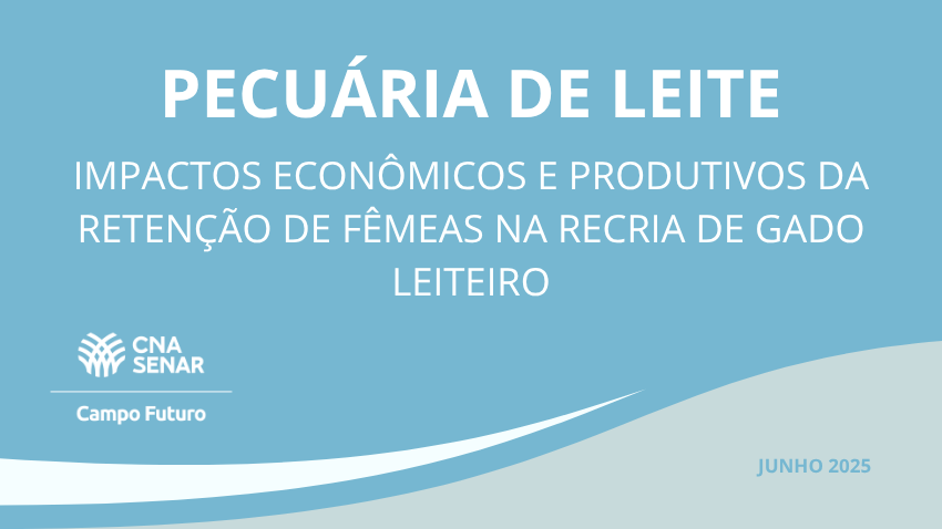 Impactos econômicos e produtivos da retenção de fêmeas na recria de gado leiteiro