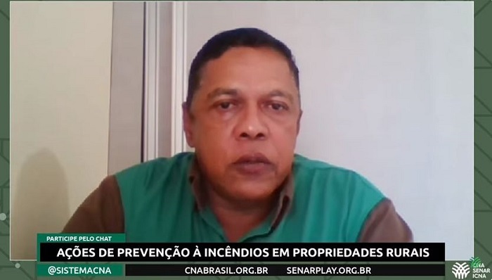 Ramão Corrêa Barbosa, instrutor da Brigada de Incêndio Florestal do Senar no Mato Grosso