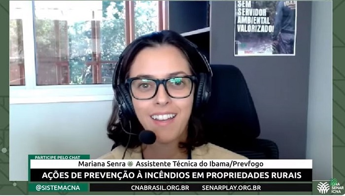 Mariana Senra, assistente técnica do Ibama/Prevfogo