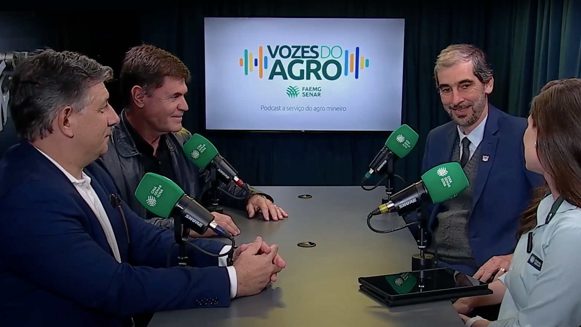Gravação especial do Podcast Vozes do Agro