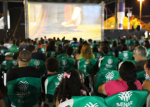 Cine Senar leva as telonas do cinema para mais de 400 espectadores em Chapada dos Guimarães