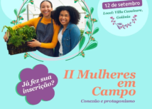 Últimas vagas para o II encontro mulheres em campo