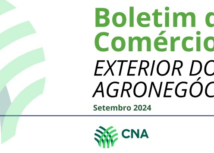 CNA divulga Boletim de Comércio Exterior do Agro