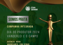 Campanha do Sistema CNA/Senar ganha prata em prêmio nacional do agro