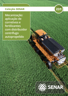 Mecanização - aplicação de corretivos e fertilizantes com distribuidor centrífugo autopropelido
