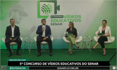 Senar anuncia vencedores do 5º Concurso de Vídeos Educativos