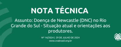Assunto: Doença de Newcastle (DNC) no Rio Grande do Sul - Situação atual e orientações aos produtores.