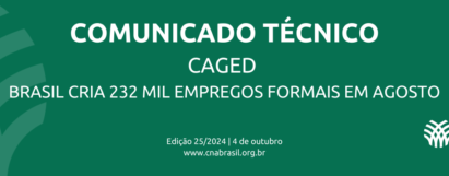 Brasil cria 232 mil empregos formais em agosto