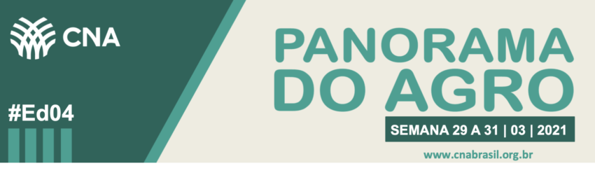 Banner CNA PANORAMA DO AGRO ED 04 2021