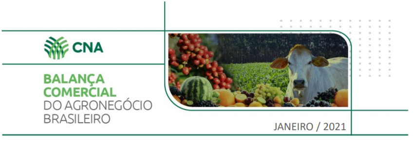 Balanca comercial janeiro agro 2021