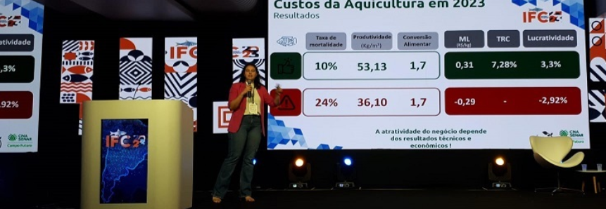 CNA apresenta custos de produção da aquicultura em congresso internacional