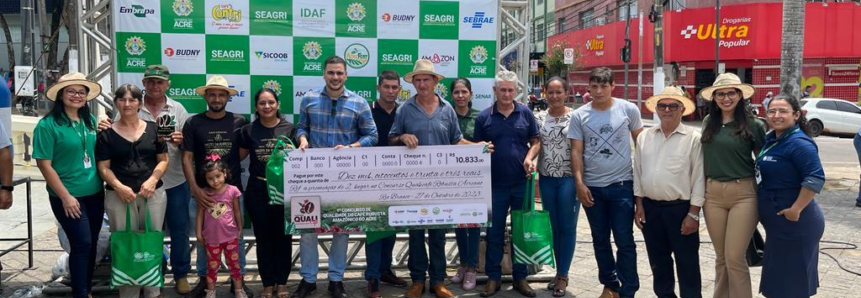 Produtores atendidos pelo Senar Acre são premiados em concurso de café estadual