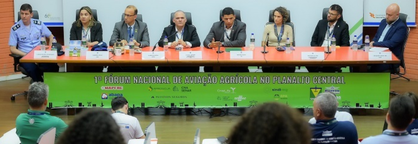 CNA participa do Fórum Nacional de Aviação Agrícola no Planalto Central