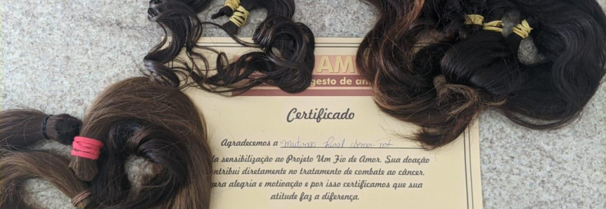 Participantes do mutirão rural doam cabelo para produção de perucas