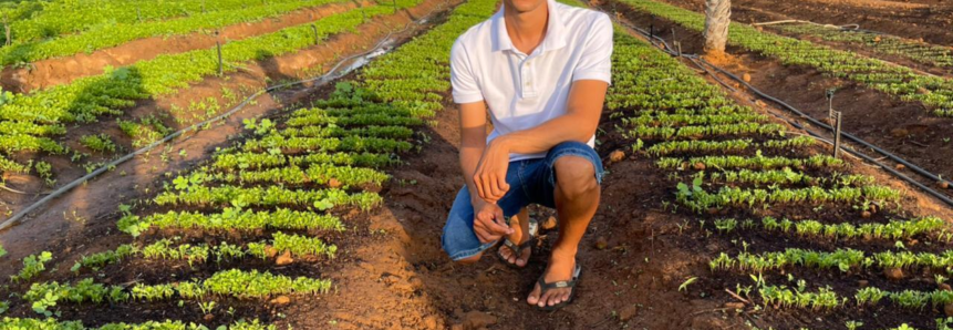 Em Apodi-RN, jovem produtor aposta no cultivo de hortaliças