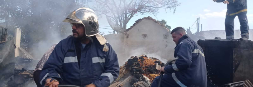 Alunos do Sistema FAEP atendem ocorrência real de incêndio em Sapopema