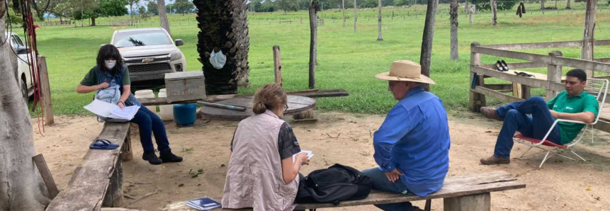 Pesquisadoras e técnicos percorrem propriedades do Pantanal para validação do software FPS