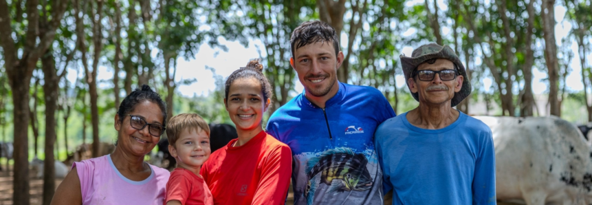 Com apoio do Senar-MT, família aumenta produção de leite e melhora gestão da propriedade