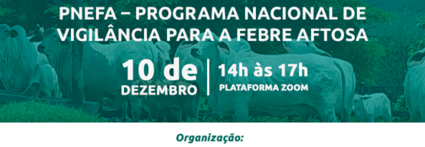 Febre Aftosa é tema de evento online no próximo dia 10 no Rio de Janeiro