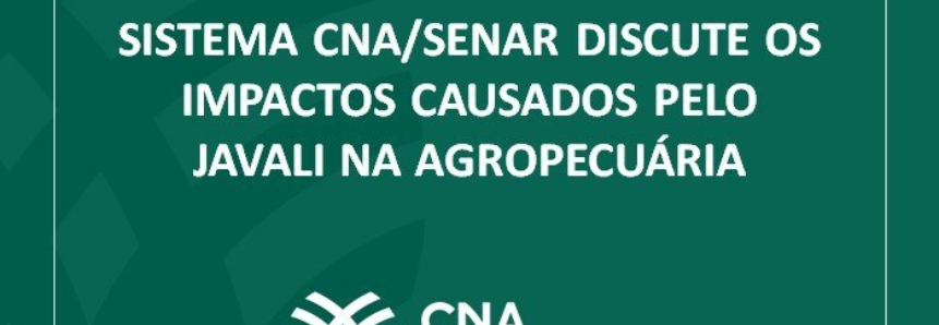 Sistema CNA/Senar discute os impactos causados pelo javali na agropecuária