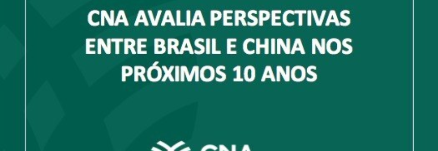 CNA avalia perspectivas entre Brasil e China nos próximos 10 anos