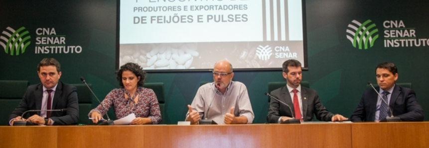 CNA reúne produtores e exportadores para impulsionar cadeias de feijão e pulses