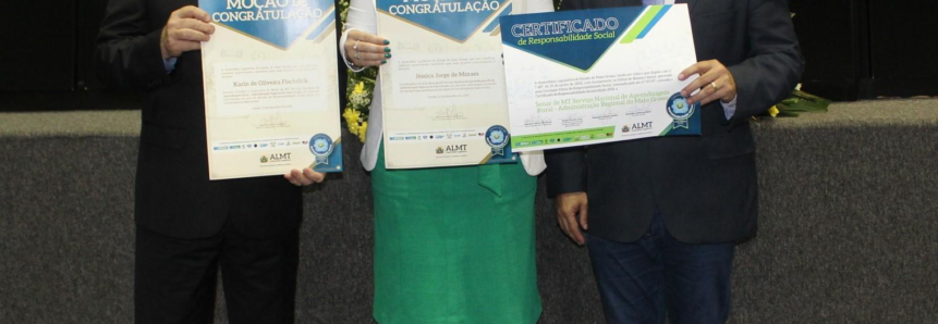 Pelo 10º ano consecutivo o SENAR-MT recebe certificado de Responsabilidade Social