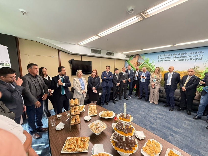 Grupo foi recebido pelos parlamentares