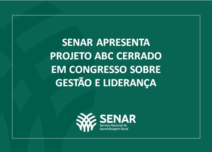 Congresso gestao ABC Cerrado