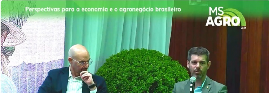 CNA aborda cenários para o setor agropecuário em 2025 no MS Agro