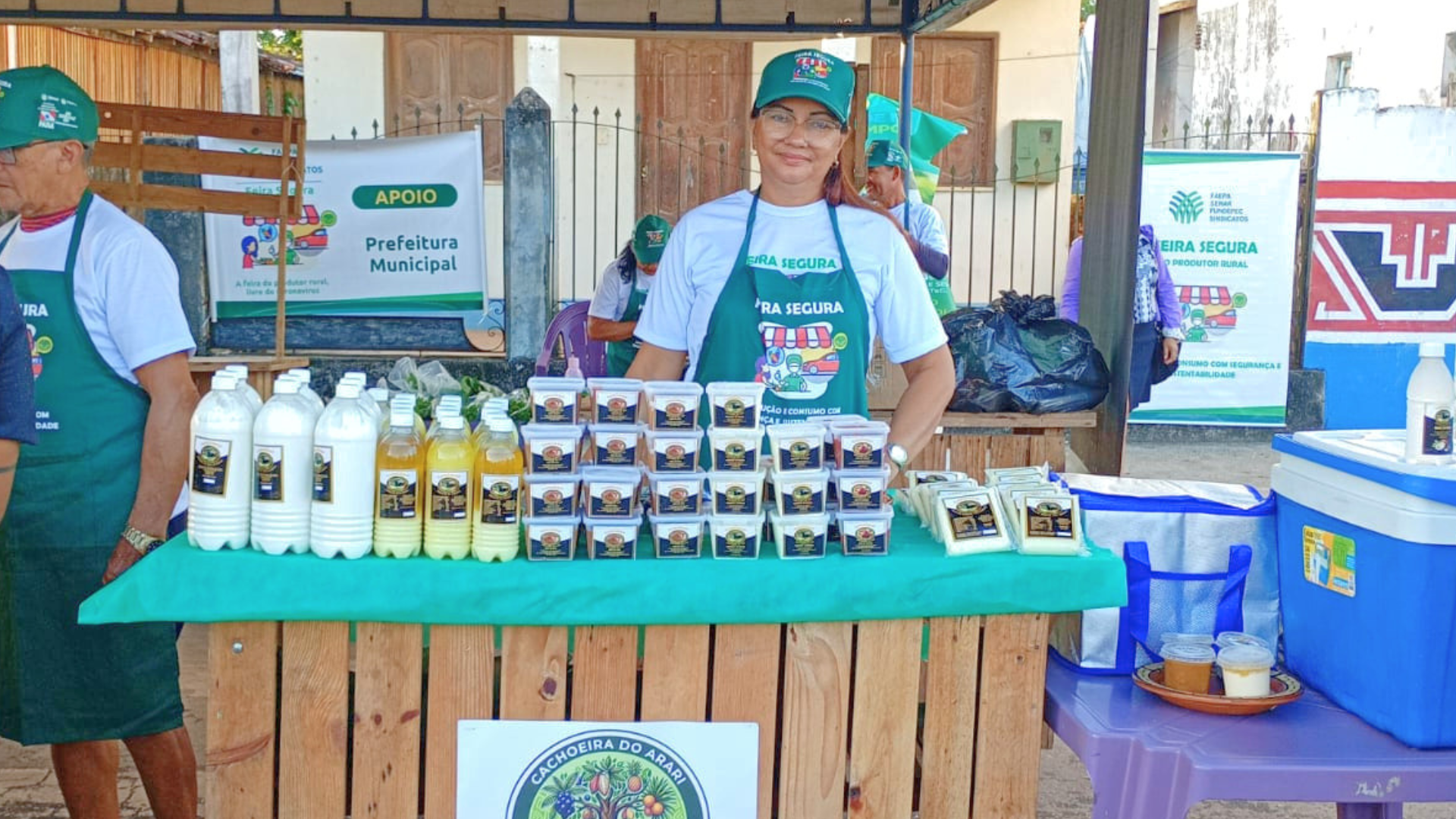 Feira Segura reúne produtores e consumidores e valoriza produção rural em Cachoeira do Arari