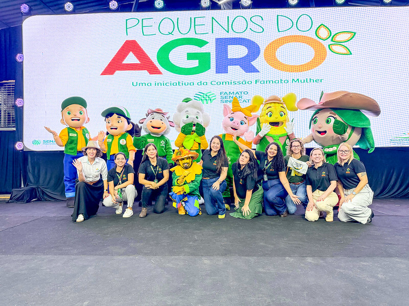 Pequenos do Agro leva educação sobre o campo a cerca de 6 mil crianças de escolas públicas e particulares em Mato Grosso