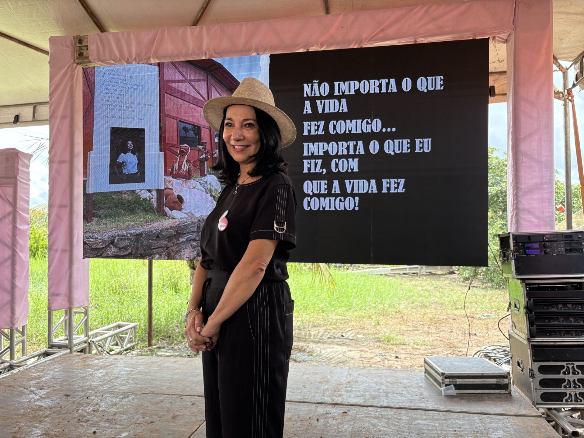 A palestra da presidente da Comissão das Mulheres do Agro da Paraíba, Maria Júlia Baracho, emocionou e inspirou o público ao destacar a força e o protagonismo das mulheres dentro do agro.