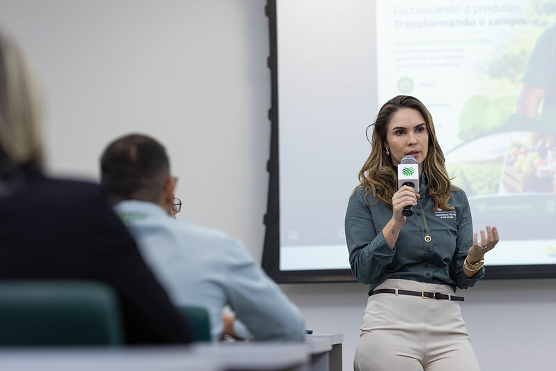 Coordenadora de projetos, Luana Frossard