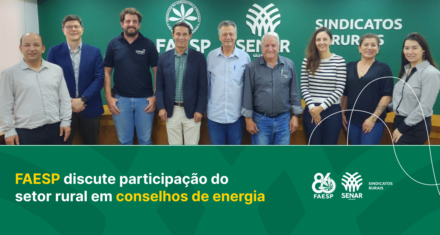 Faesp discute participação do setor rural em conselhos de energia