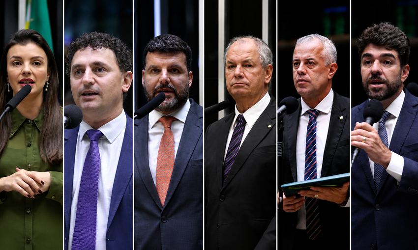Deputada Marussa Boldrin; Deputado Pezenti, Deputado Pedro Lupion; Deputado Alceu Moreira; Deputado Evair de Melo; Deputado Zé Vitor