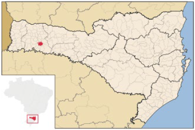 Figura 1. Localização do município de Nova Itaberaba, em Santa Catarina (IBGE)