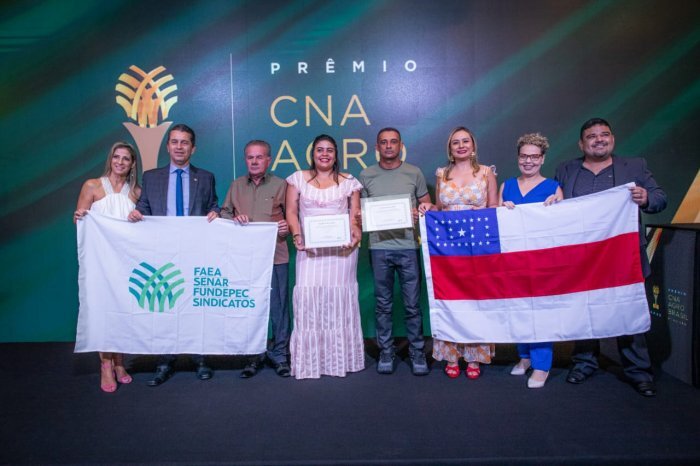 Comitiva do Amazonas na solenidade do Prêmio ATeG 2022 - Gestão e Resultado, que ocorreu na sede da CNA, em dezembro