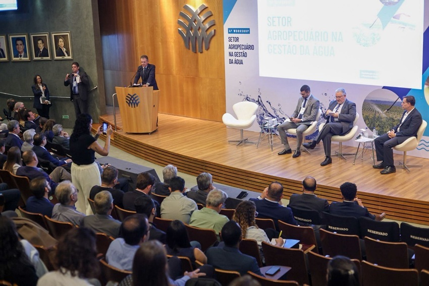 Abertura do 4º Workshop “Setor Agropecuário na Gestão dos Recursos Hídricos”