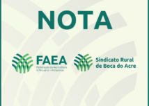 Nota: Faea e Sindicato Rural de Boca do Acre manifestam preocupação com invasões no Sul do Amazonas