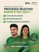 Inscrições abertas para os cursos técnicos gratuitos do Sistema Faesc/Senar/Sindicatos Rurais