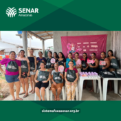 Outubro Rosa: Senar Amazonas leva orientações sobre saúde da mulher a produtoras rurais de distrito em Manacapuru