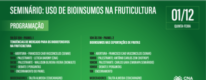 Seminário: Uso de Bioinsumos na Fruticultura