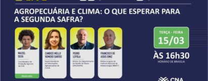 Live Agropecuária e Clima: O que esperar para a segunda safra?