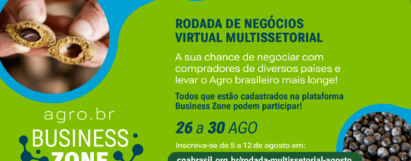 Rodada de Negócios Virtual Multissetorial - Agosto