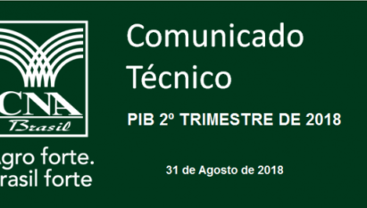 COMUNICADO TÉCNICO NÚCLEO ECONÔMICO - PIB 2º TRIMESTRE DE 2018