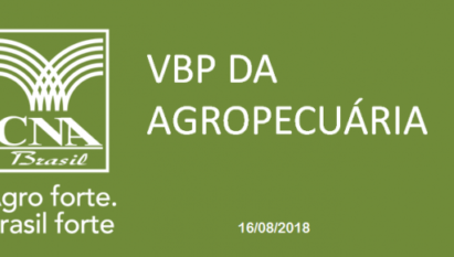 VALOR BRUTO DA PRODUÇÃO AGROPECUÁRIA DEVE AUMENTAR 3,52% EM 2018