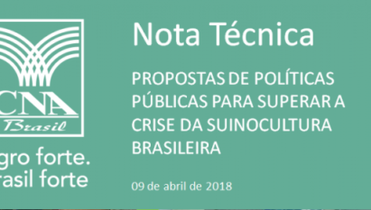 NOTA TÉCNICA SOBRE PROPOSTAS DE POLÍTICAS PÚBLICAS PARA SUPERAR A CRISE DA SUINOCULTURA BRASILEIRA