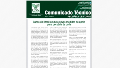COMUNICADO TÉCNICO DA PECUÁRIA DE CORTE - EDIÇÃO 3 / JULHO DE 2017